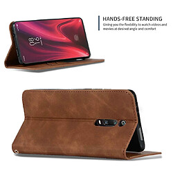 Acheter Wewoo Housse Coque Étui en cuir avec rabat horizontal magnétique Retro Skin Feel Business pour Xiaomi Mi 9T / Mi 9T Pro / Redmi K20 / K20 Marron