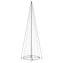 Avis vidaXL Arbre de Noël cône 1134 LED Colorées 230x800 cm