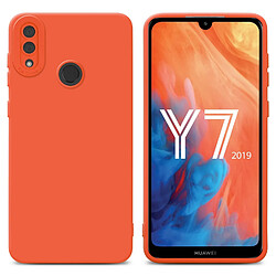 Cadorabo Coque Huawei Y7 2019 / Y7 PRIME 2019 Etui en Orange