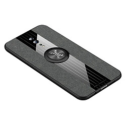 Wewoo Coque Souple Pour OPPO Reno Z XINLI tissu de couture Housse de protection en TPU antichoc avec support d'anneau Gris