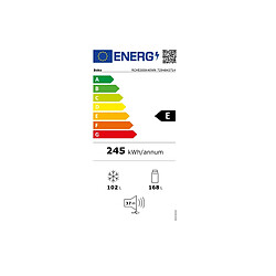 Réfrigérateur combiné 54cm 270l blanc - RCHE300K40WN - BEKO