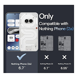 Acheter Htdmobiles Coque pour Nothing Phone (2a) - housse etui silicone gel fine + verre trempe - TRANSPARENT TPU