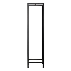 Avis Helloshop26 Range-bûches pour usage intérieur extérieur porte-bûches design support rangement bois de chauffage pour intérieur / extérieur 140 x 35 x 35 cm noir 03_0006289