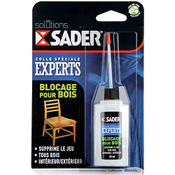 SADER - Colle blocage pour bois 50ml