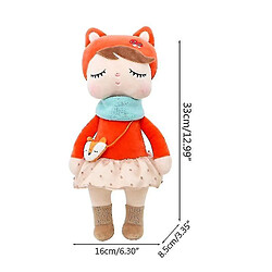 Universal Lake Blue Fox Belle Dreamer Saint Rabbit, sommeil en peluche vintage angela, portant une robe