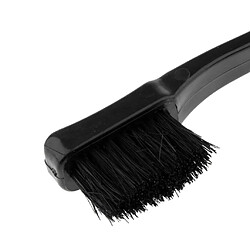 7 '' beauté contrôle de bord double face brosse à cheveux peigne coiffure brosse à cheveux noir pas cher