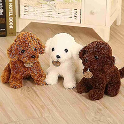 Universal Chien en peluche à cheveux bouclés doux et en peluche pas cher