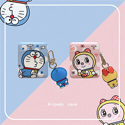 GUPBOO Airpods Coque Housse Étui Protecteur Compatible pour AirPods1/2-Fille de dessin animé de chat de dessin animé japonais