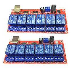 Avis Commande d'ordinateur d'optocoupleur de carte de module de relais d'USB de 6 canaux pour Arduino 12V