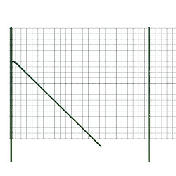 Avis vidaXL Clôture en treillis métallique vert 1,8x25 m acier galvanisé