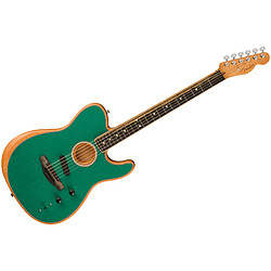 Limited Edition American Acoustasonic Telecaster CHB EB Aqua Teal + Housse Fender