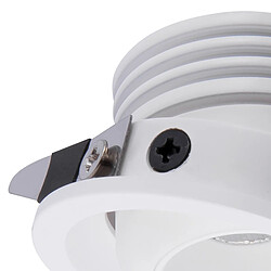 Acheter Inspired Neptuno Spot Encastré Mini Pivotant, LED 3W, 3000K, 210lm, Blanc, 3 ans de Garantie