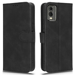 Htdmobiles Housse pour Nokia C32 - etui coque pochette portefeuille + film ecran - NOIR