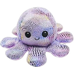 Universal Poupée poulpe en peluche pour enfant double face flip ¼ de lumière violet violet photo