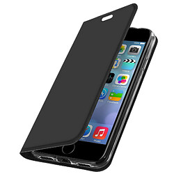 Housse iPhone SE 2022 / 2020 et 8 / 7 Porte-carte Support Dux Ducis Noir