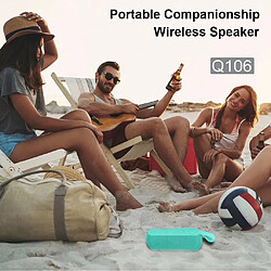 Universal HiFi rechargeable, son stéréo sans fil portable, carte SD, haut-parleur USB, subwoofer Bluetooth de haute qualité | haut-parleur portable (vert)