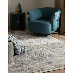 Hadorn Tapis 160x160 Bleu Davos Excellence