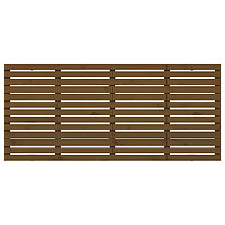 Acheter Maison Chic Tête de lit scandinave,Meuble de chambre murale Marron miel 206x3x91,5 cm Bois massif de pin -MN52107