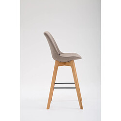 Avis Non Tabouret de bar Metz tissu Natura