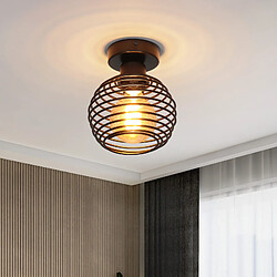 Autres Temps ZMH Black Vintage Pendant E27 Max 40 Watt Pour les couloirs et les cages d'escaliers