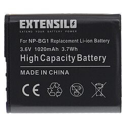 Vhbw EXTENSILO 3x Batteries compatible avec Sony Cyber-Shot DSC-HX10V, DSC-HX20V, DSC-HX30V appareil photo, reflex numérique (1020mAh, 3,6V, Li-ion)