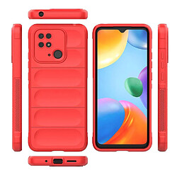 Avis Htdmobiles Coque pour Xiaomi Redmi 10C / Poco C40 - housse etui silicone gel fine + verre trempe - ROUGE