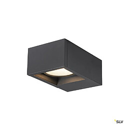 Slv Applique extérieure ESKINA FRAME, simple, anthracite, LED, 15W, 3000/4000K, IP65, interrupteur CCT