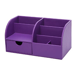 Acheter décor de bureau boîte de rangement papeterie organisateur stylo porte-crayon violet