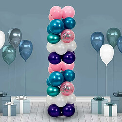 Paris Prix Support pour Ballons Vertical 127cm Transparent