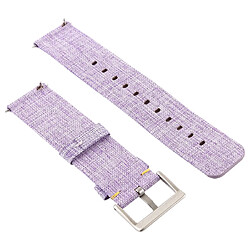 Acheter Wewoo Bracelet pour montre connectée Dragonne en toile mode simple Fitbit Versa / 2 violet clair