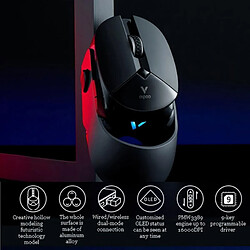 Yonis Souris Gaming RGB Sans Fil 16000 DPI 7 Boutons pas cher