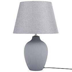 Acheter Beliani Lampe à poser FERGUS Céramique Gris