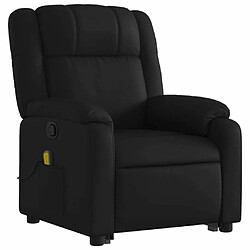 Avis Maison Chic Fauteuil Relax pour salon, Fauteuil inclinable de massage Noir Similicuir -GKD74318