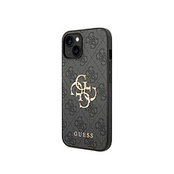 Guess Maroquinerie Guess Coque pour Apple iPhone 15 Plus PU 4G Big Noir