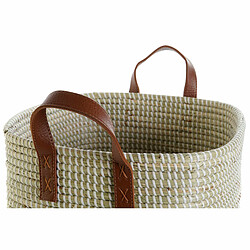 Avis Set de basket DKD Home Decor Naturel Marron Clair Polyuréthane Herbier marin 38 x 38 x 35 cm