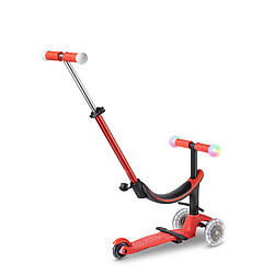 Trottinette évolutive Mini Micro 3en1 Révolution Magic Rouge pas cher