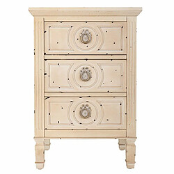 Table de Nuit Alexandra House Living Beige 32 x 67 x 46 cm