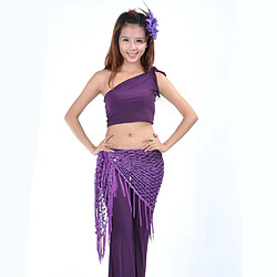 jupe de danse du ventre jupe de ceinture de dance scraf pour halloween robe de fantaisie pourpre