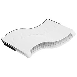 vidaXL Matelas à ressorts bonnell moyen 140x190 cm