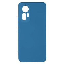 Avizar Coque pour Xiaomi 12 Lite Silicone Semi-rigide Soft-touch Fine bleu