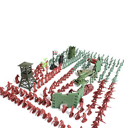 238 pièces soldat en plastique 4cm armée figures playset pour le modèle de scène de sable de l'armée