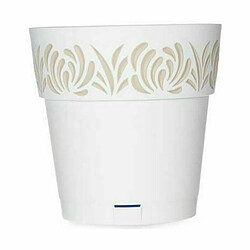 Avis Pot auto-arrosant Stefanplast Gaia Blanc Plastique 25 x 25 x 25 cm (6 Unités)