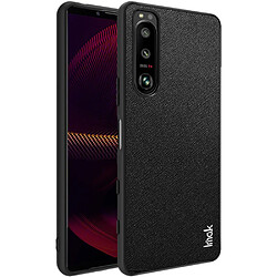 Coque en TPU + PU IMAK anti-rayures texture croisée pour votre Sony Xperia 5 III 5G