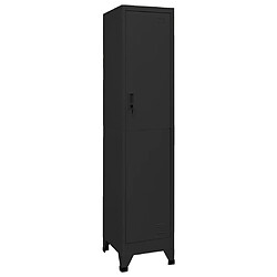 vidaXL Armoire à casiers Noir 38x45x180 cm Acier