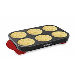 Acheter Techwood Crêpière INOX pour Mini crêpes + Pancakes anti-adhésif 6 crêpes 1500W Noire