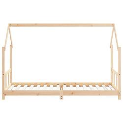 Acheter Maison Chic Lit simple Cadre de lit pour enfants,Lit d'Enfant Moderne 90x200 cm bois de pin massif -MN48975