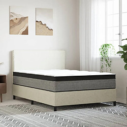 vidaXL Matelas à ressorts ensachés moyen plus 140x190 cm