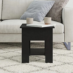 Avis Maison Chic Table basse,Table Console Table d'appoint, Table pour salon Noir 40x40x42 cm Bois d'ingénierie -MN70082