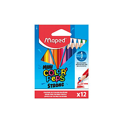 Maped Crayon de couleur COLOR'PEPS STRONG MINI, étui de 12 ()