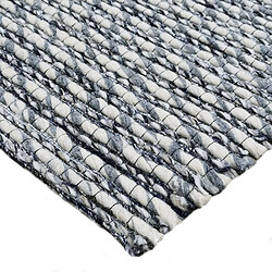 Avis Thedecofactory LATONIE - Tapis en laine et viscose gris clair 160x230